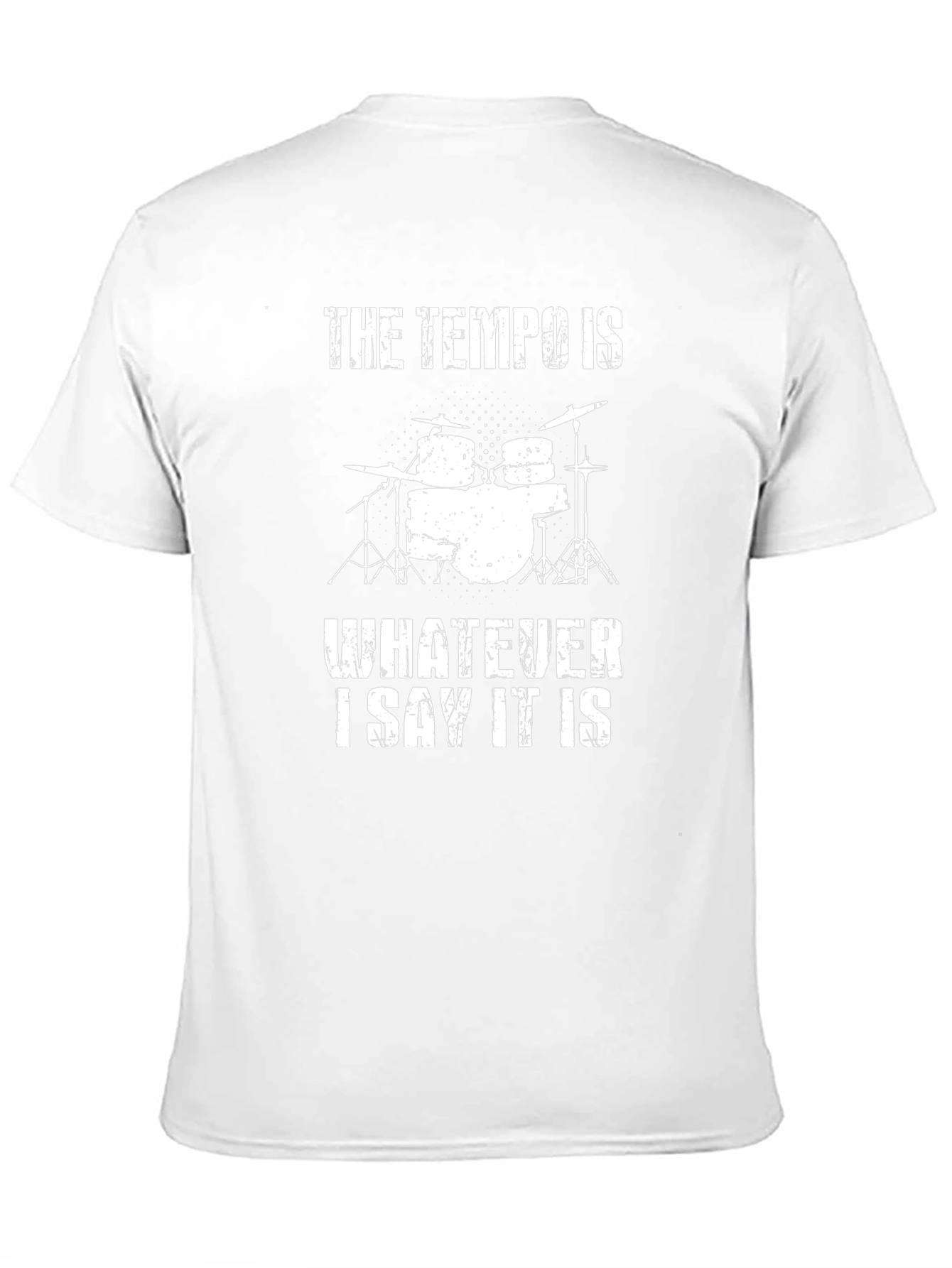 Tempo Drummer T-Shirt - Funny Musician Tee