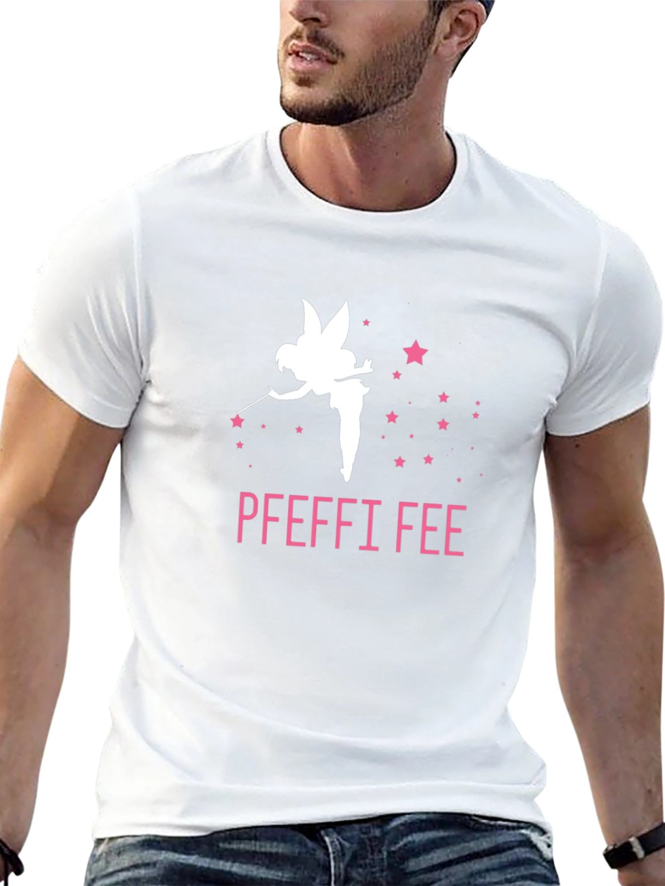 Pfeffi Fee Fairy Silhouette Black T-Shirt