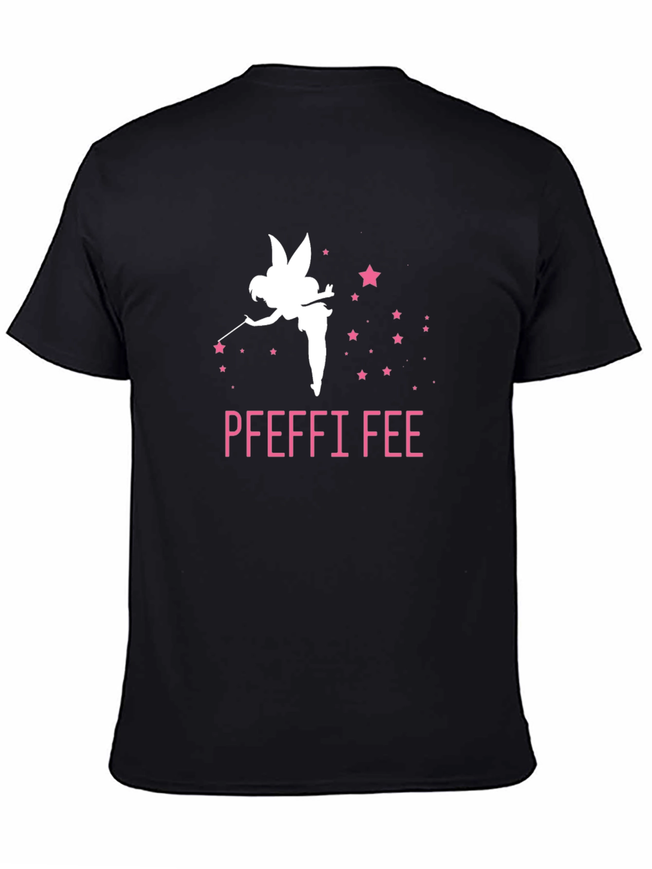 Pfeffi Fee Fairy Silhouette Black T-Shirt