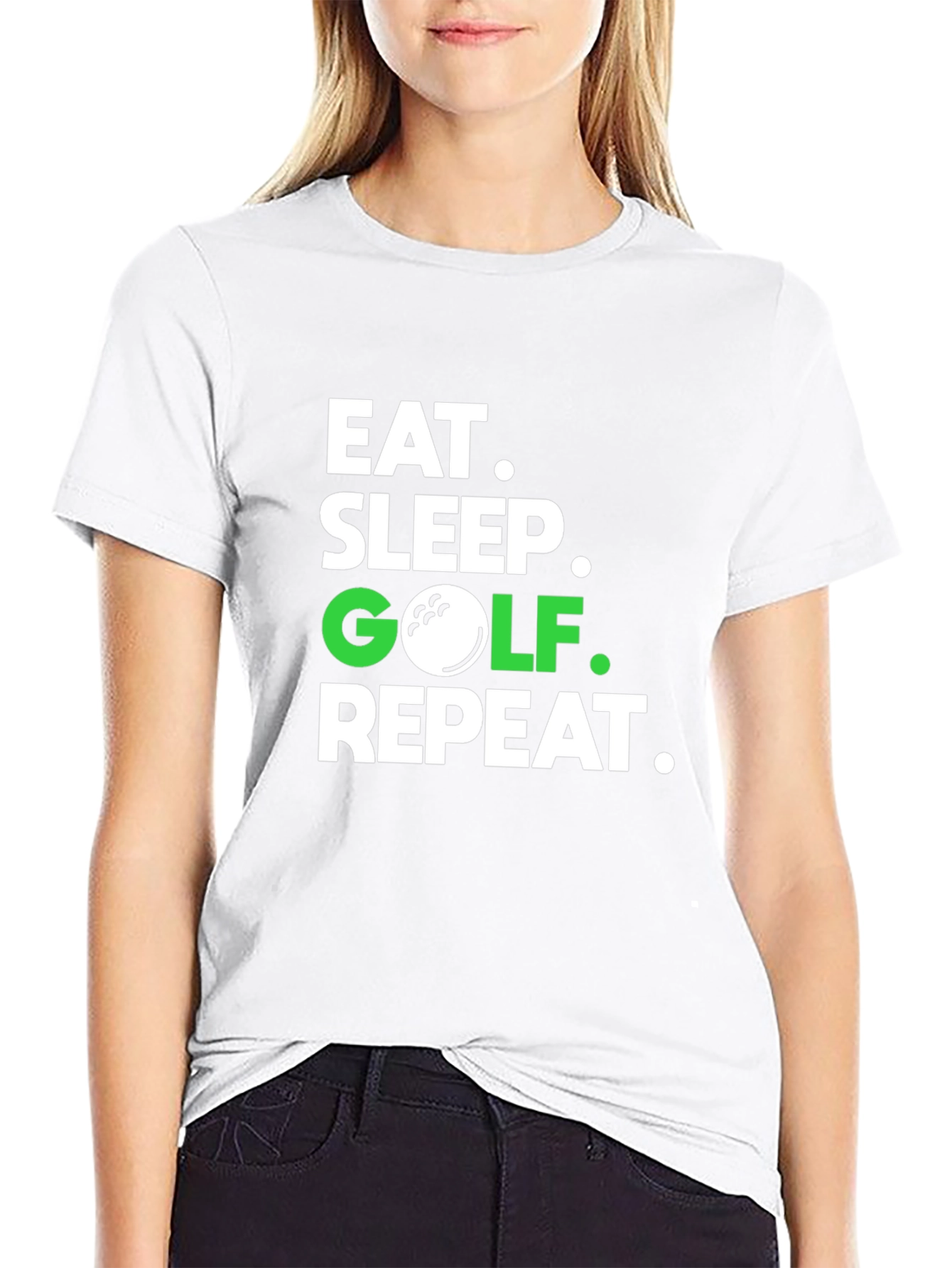Eat Sleep Golf Repeat T-Shirt