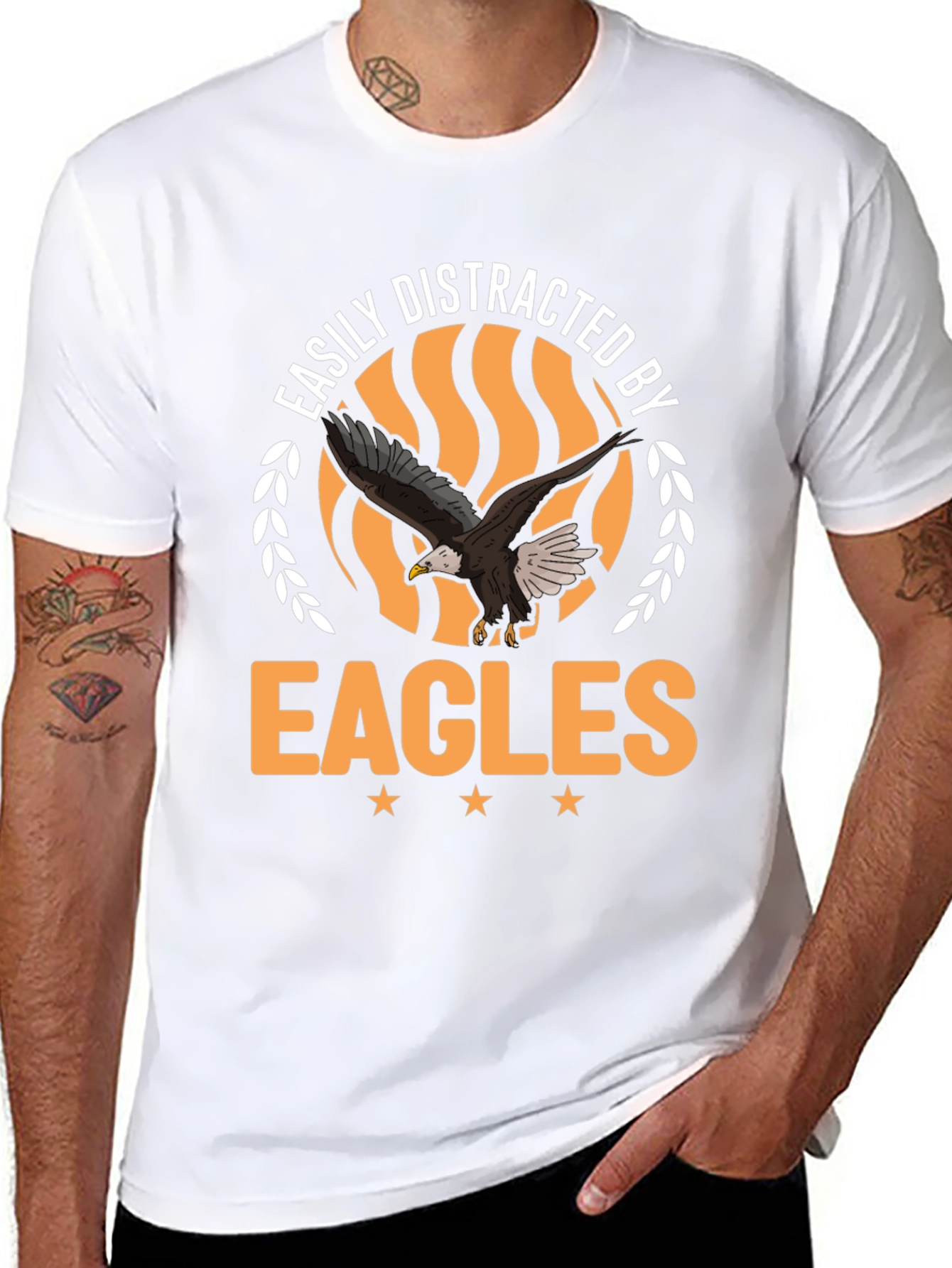 Easily Distracted by Eagles Graphic T-Shirt