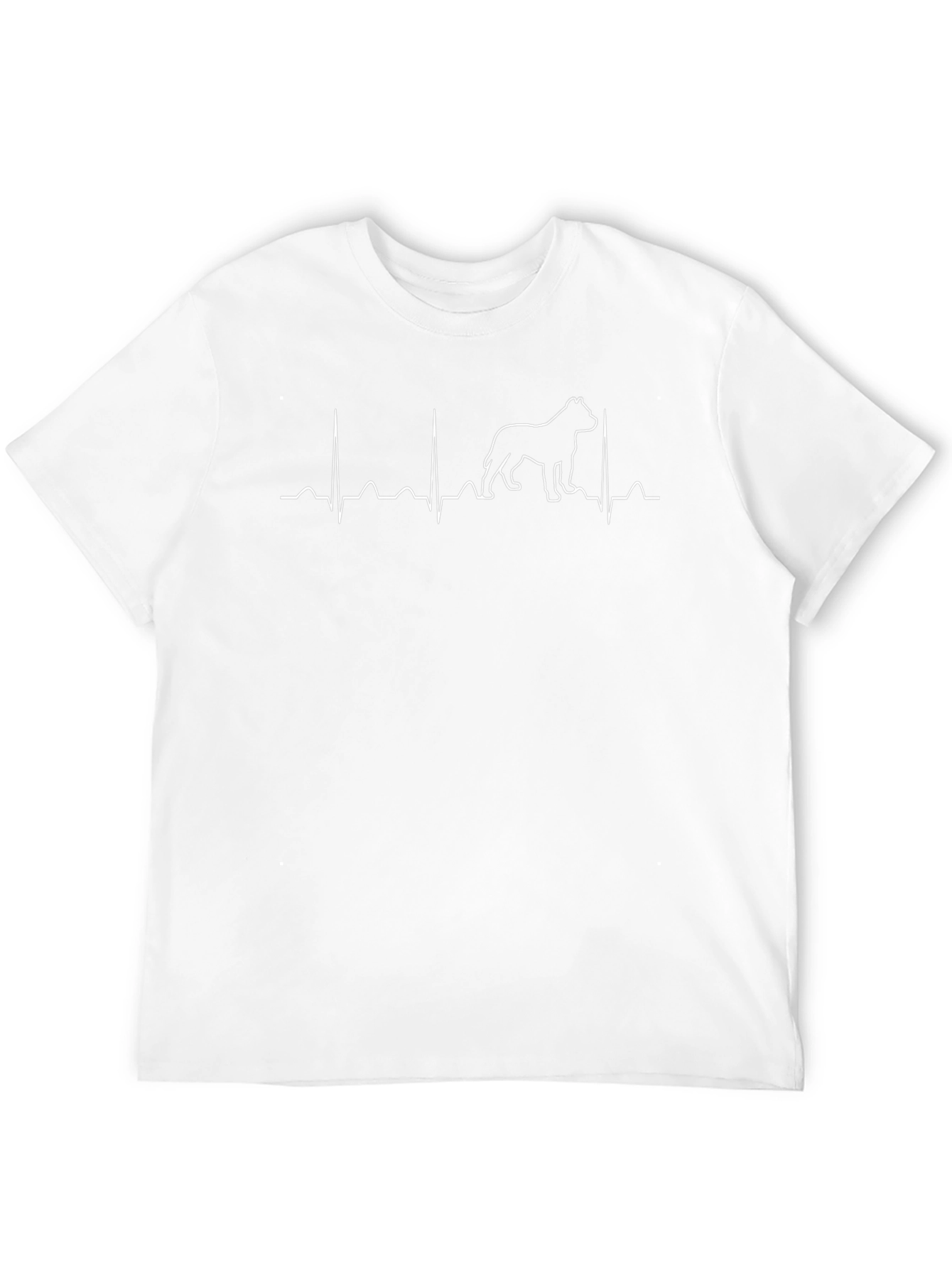 Dog Breed Heartbeat T-Shirt - Black