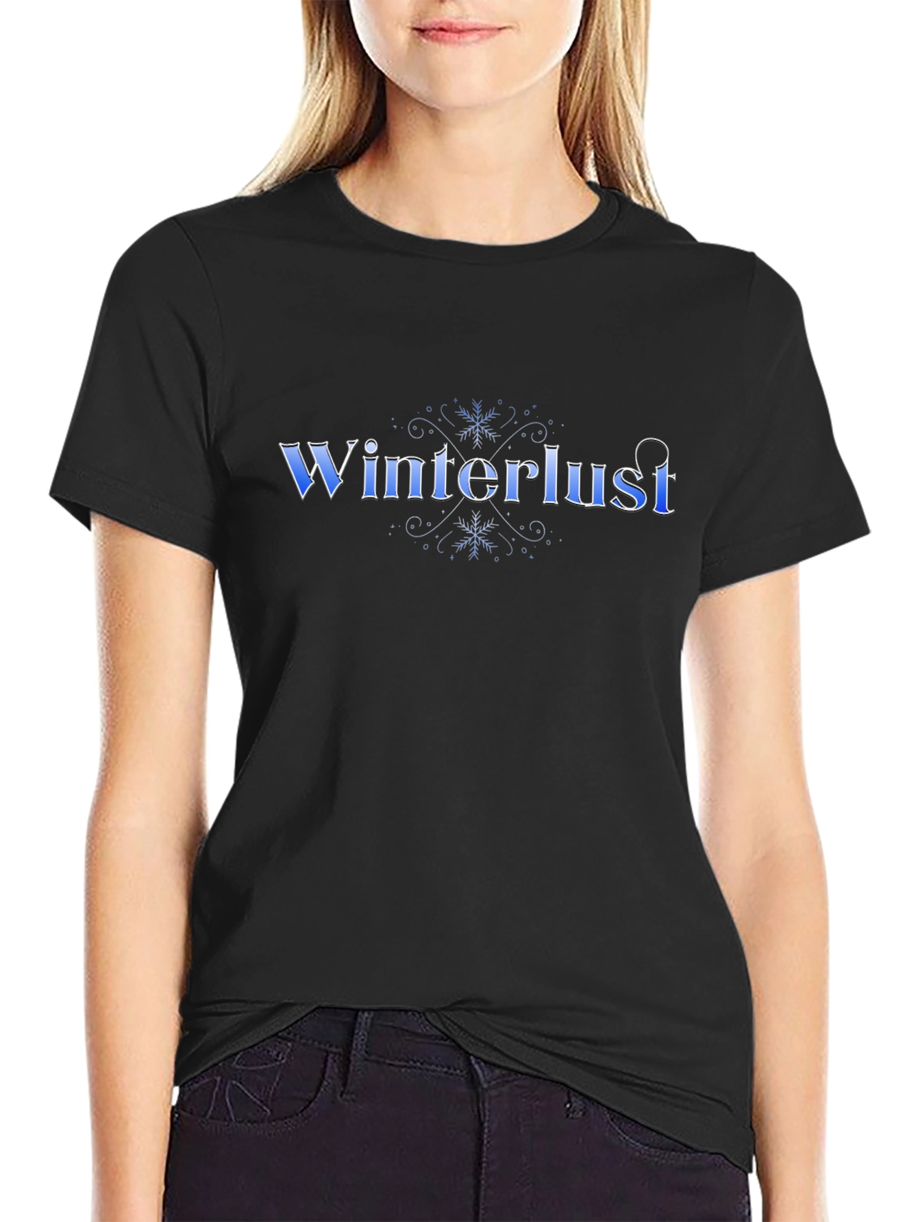 Winterlust T-Shirt - Black Stylish Winter Apparel