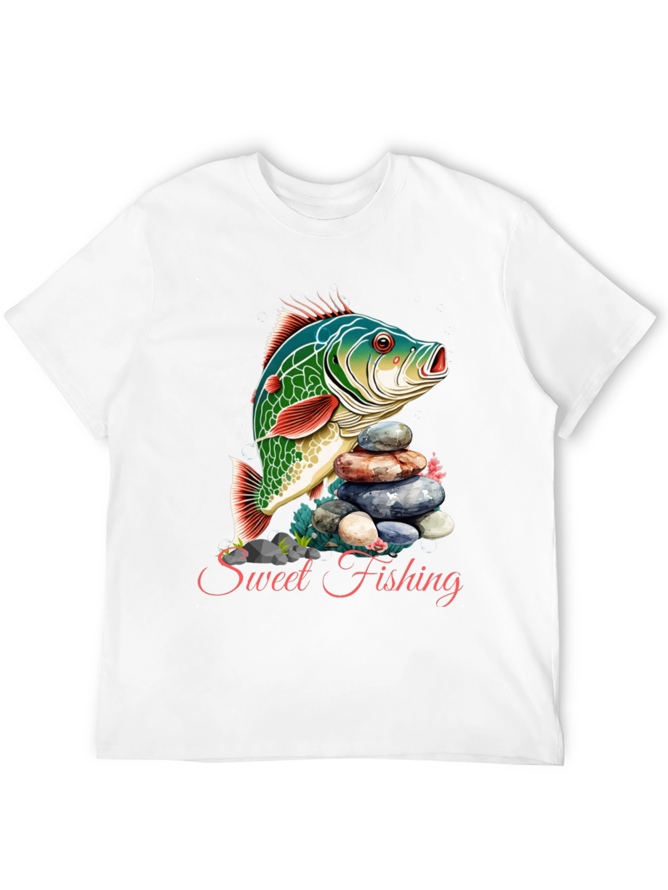 Sweet Fishing Graphic T-Shirt