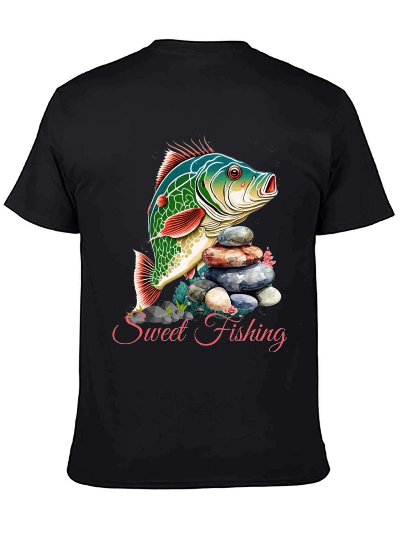 Sweet Fishing Graphic T-Shirt