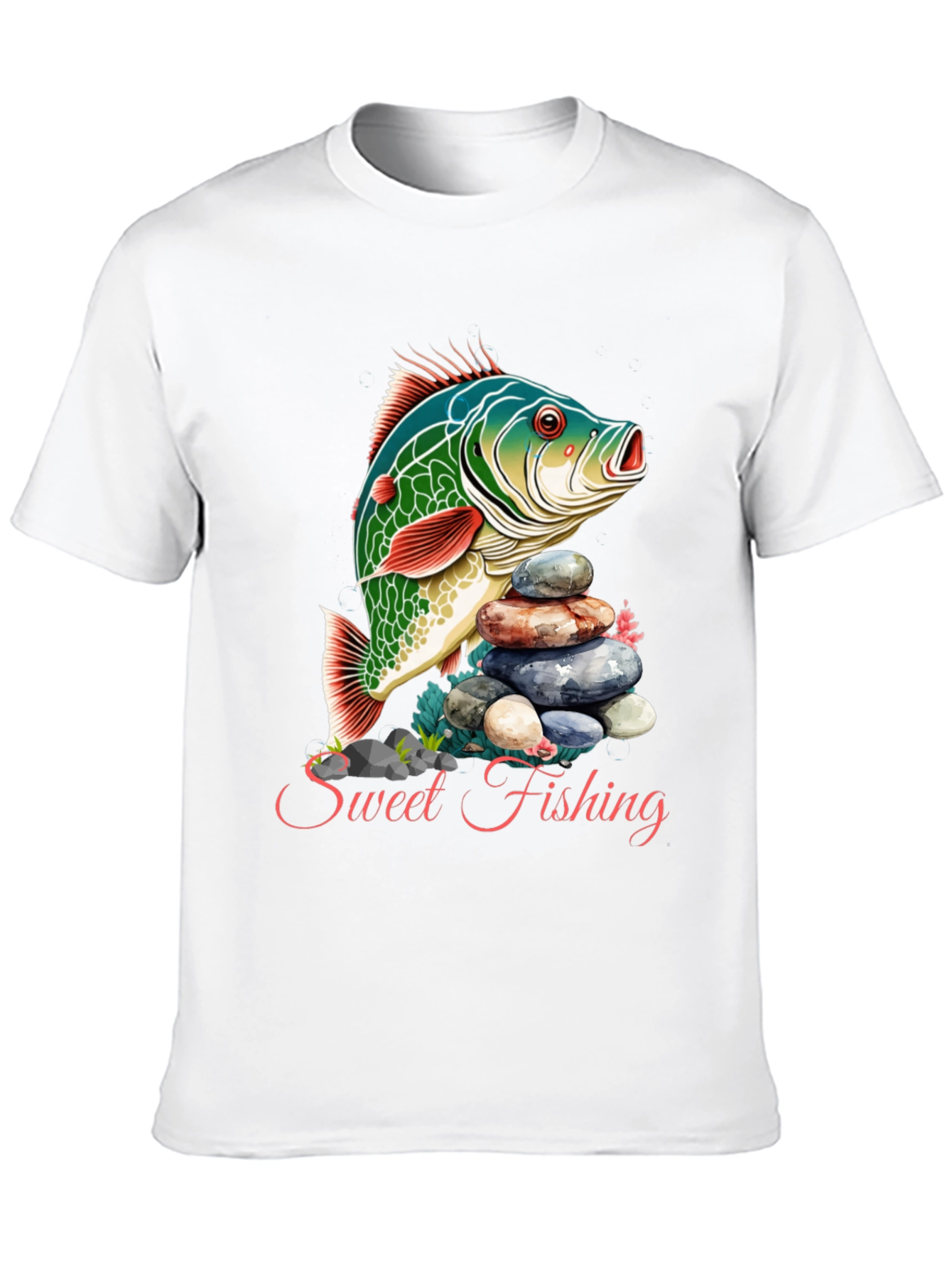Sweet Fishing Graphic T-Shirt