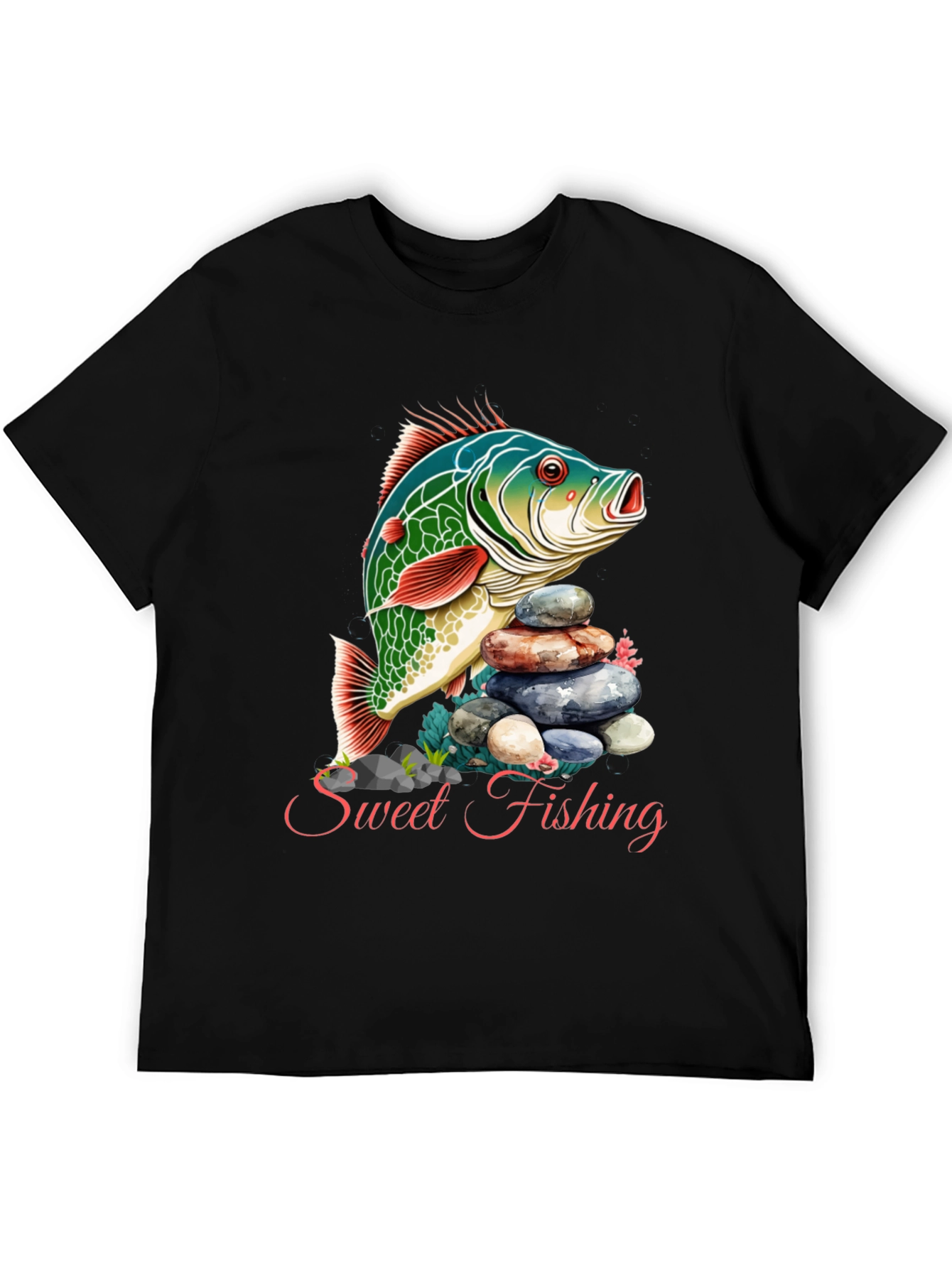 Sweet Fishing Graphic T-Shirt