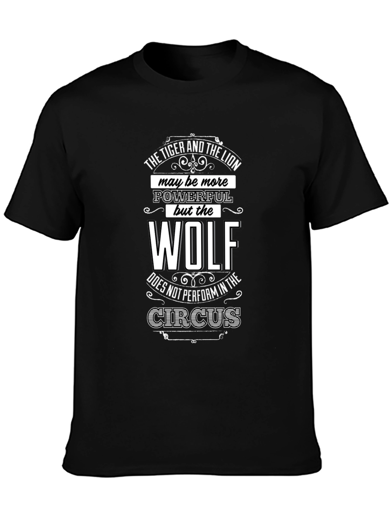 Wolf Circus T-Shirt - Powerful and Unique Design