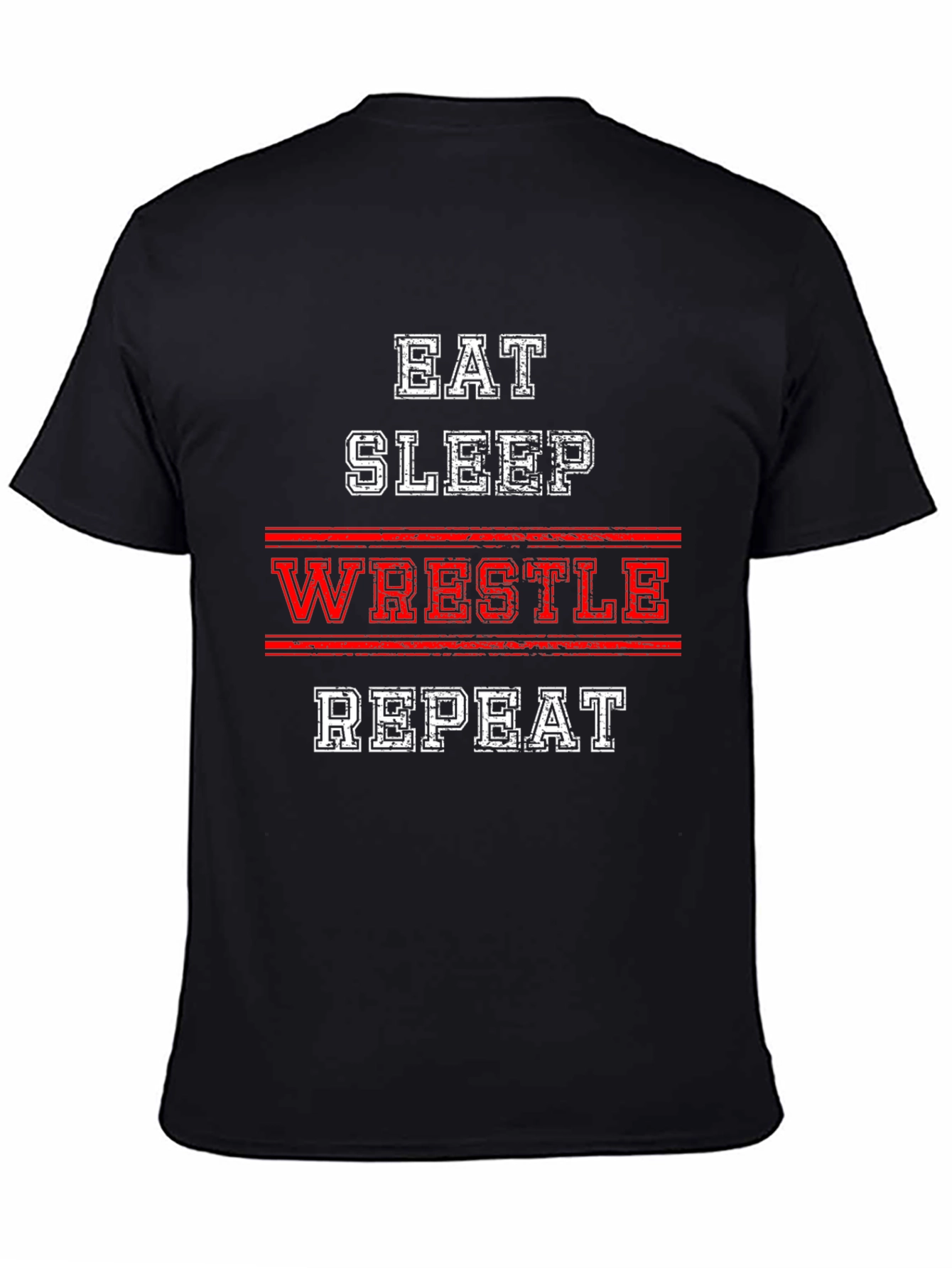 Eat Sleep Wrestle Repeat T-Shirt