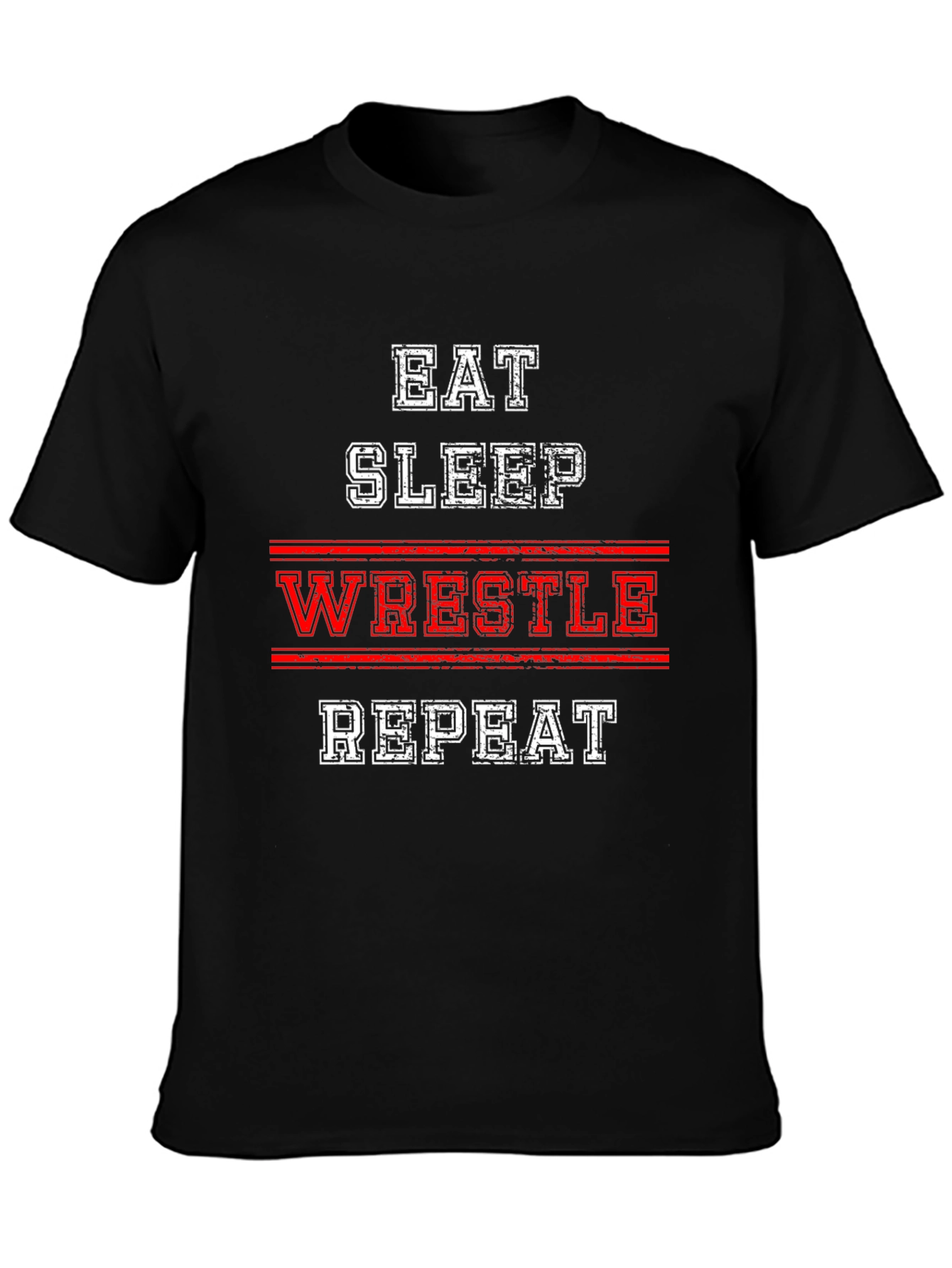 Eat Sleep Wrestle Repeat T-Shirt