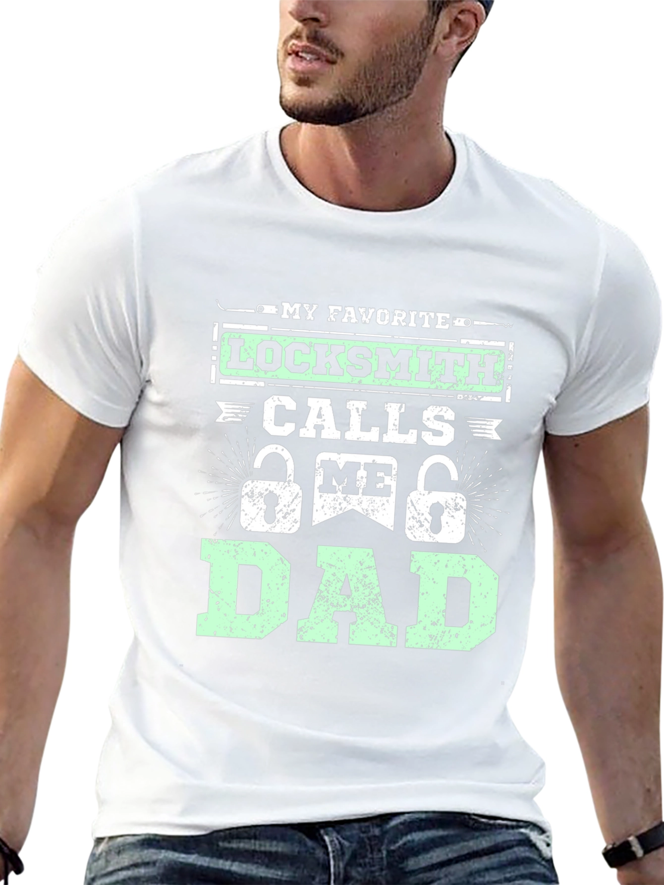 Locksmith Dad T-Shirt - Fathers Day Gift Idea