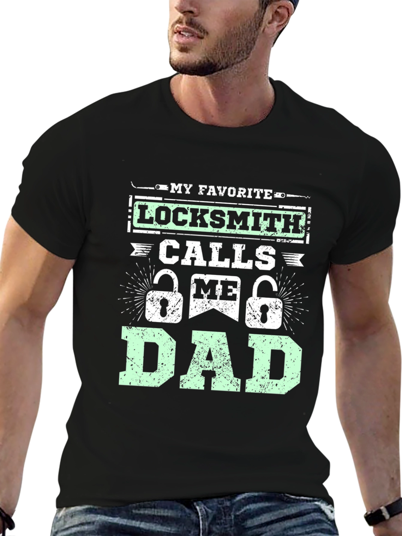 Locksmith Dad T-Shirt - Fathers Day Gift Idea
