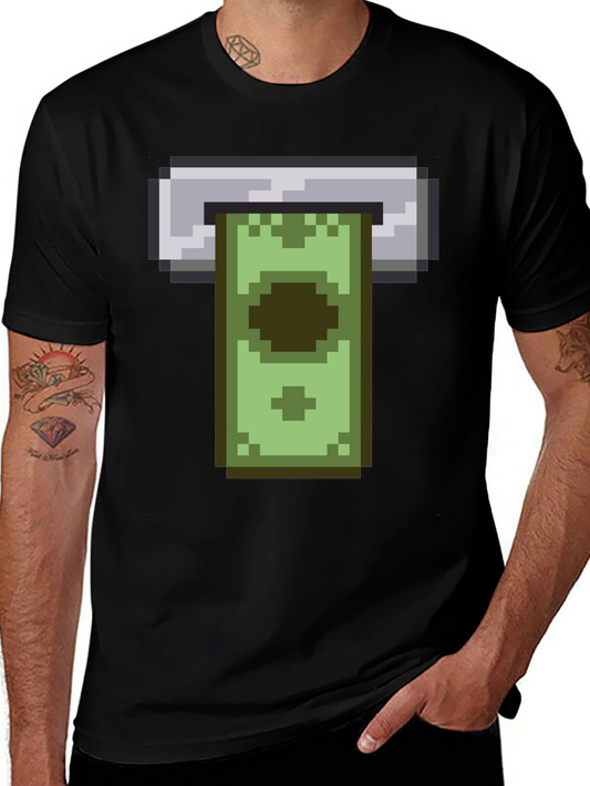 Pixel ATM T-Shirt - Funny Retro 8-bit Design