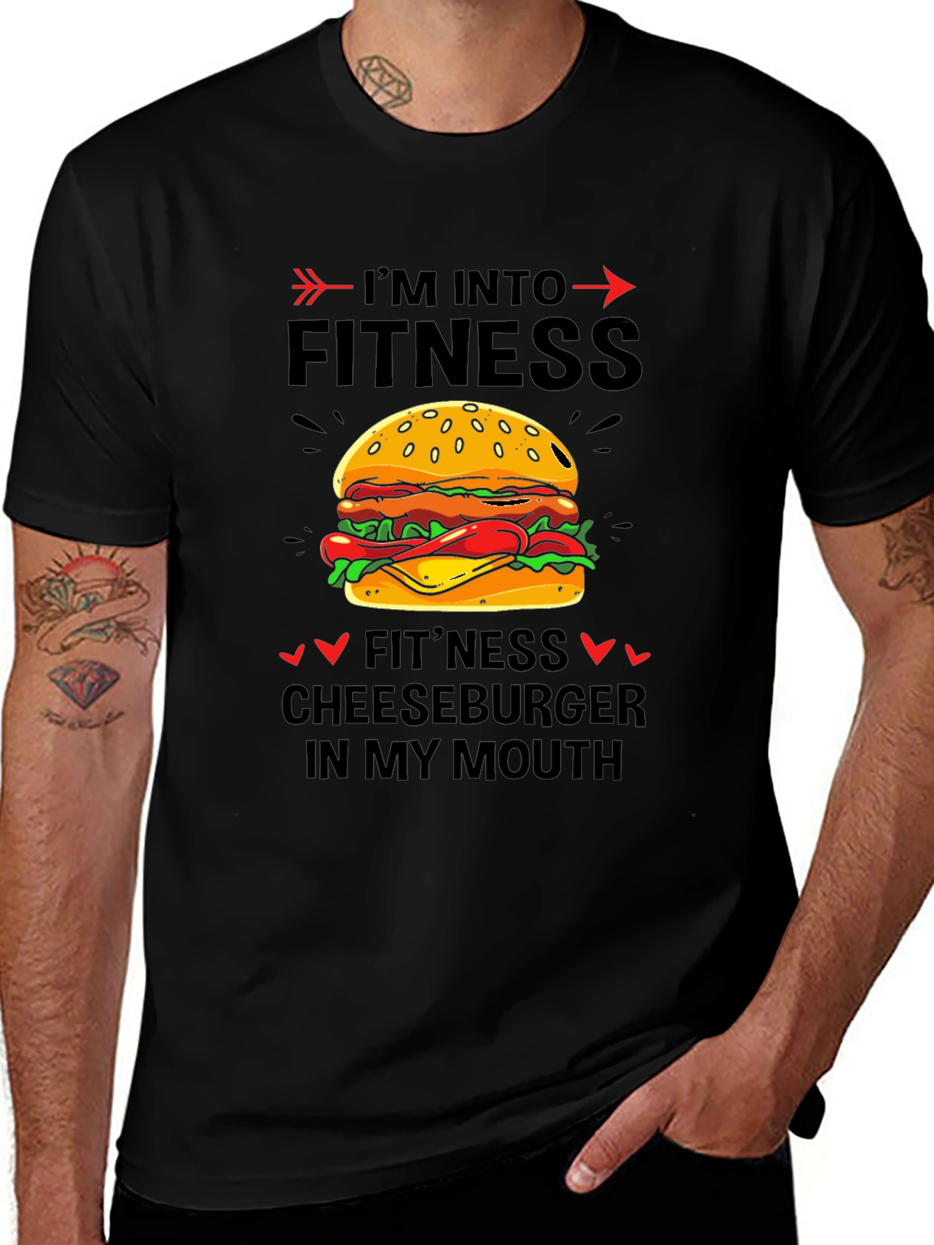 Fitness Cheeseburger T-Shirt