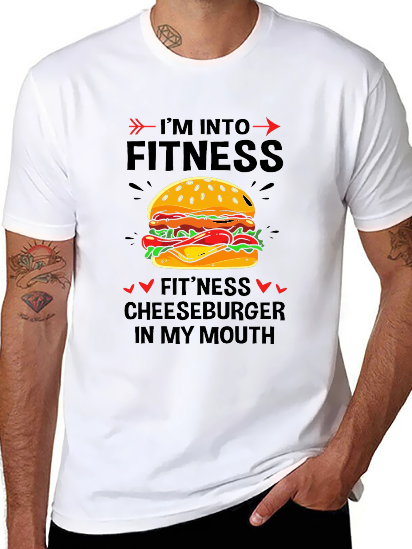 Fitness Cheeseburger T-Shirt