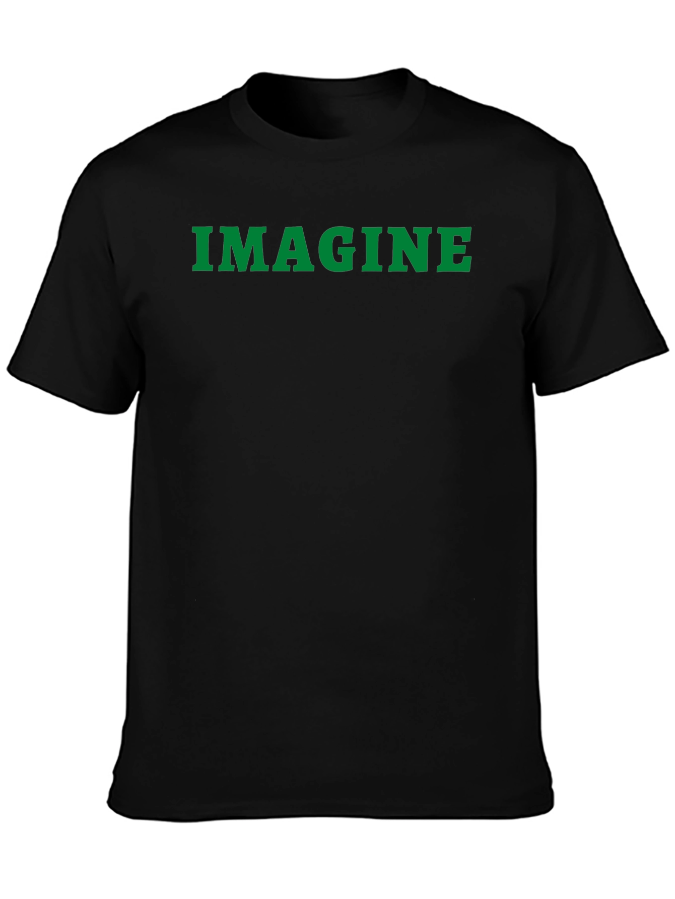 Imagine T-Shirt - Classic Black Cotton Tee