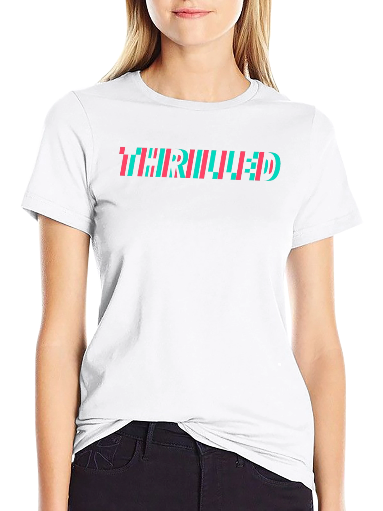 Thrilled Graphic Tee - Mens Black T-Shirt