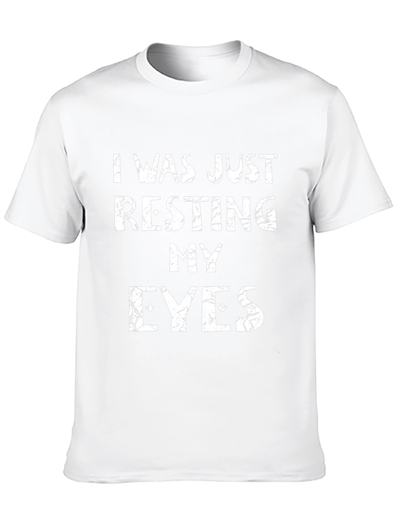 Resting My Eyes Graphic Tee - Novelty T-Shirt