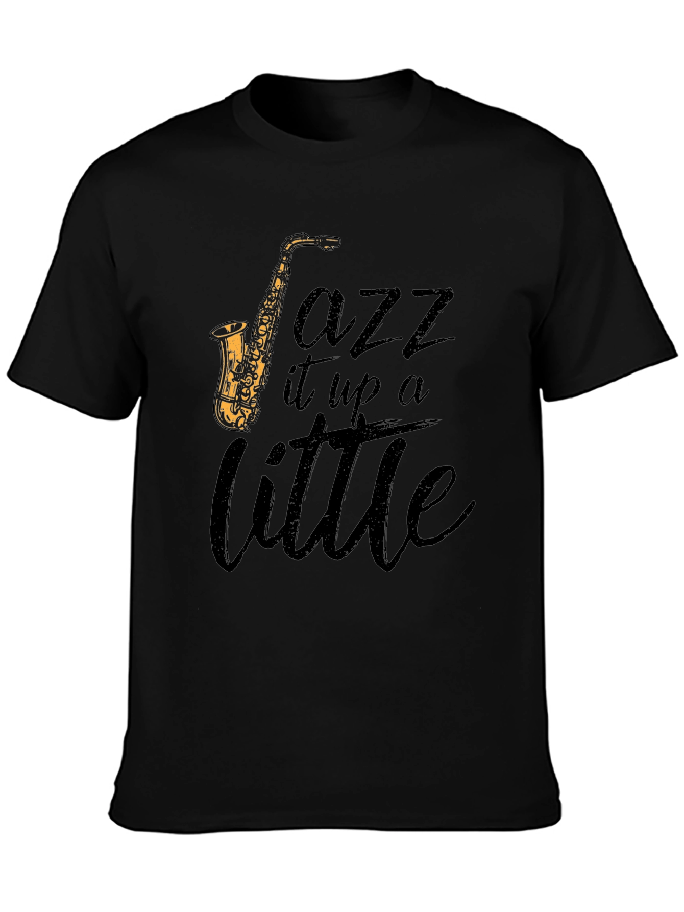 Jazz It Up Tee - Saxophone Graphic T-Shirt