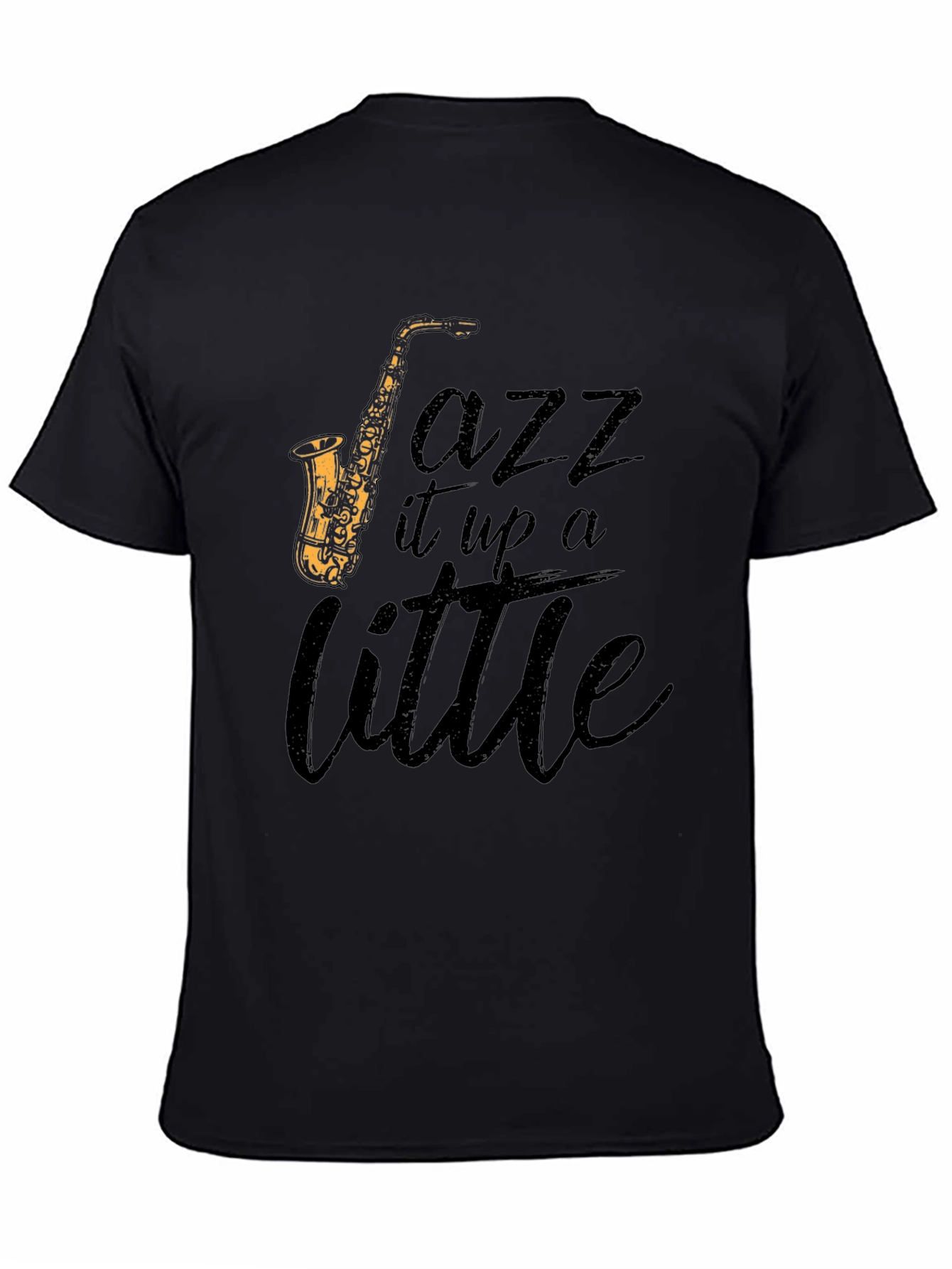 Jazz It Up Tee - Saxophone Graphic T-Shirt