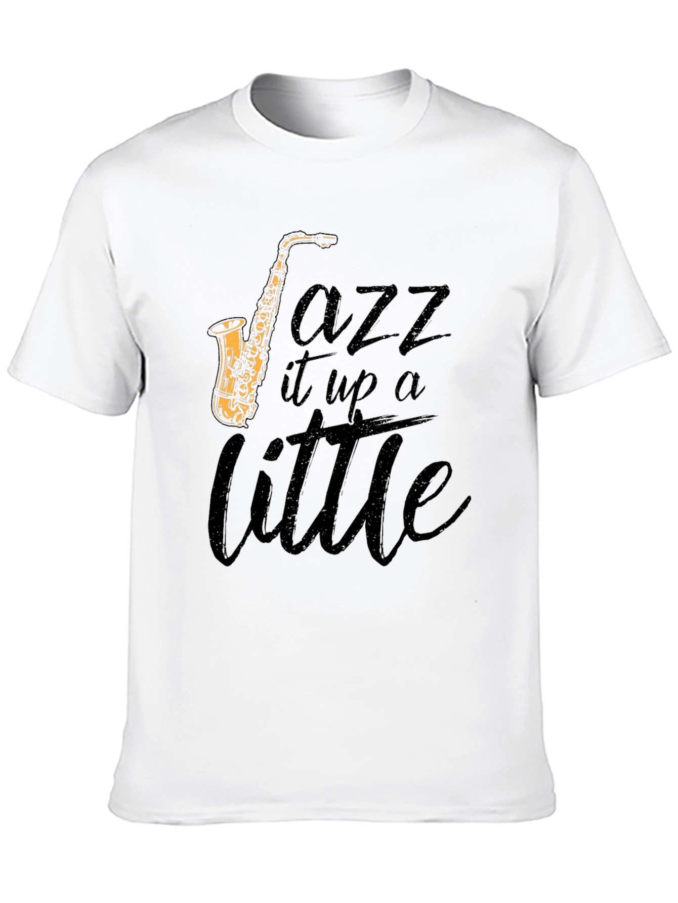 Jazz It Up Tee - Saxophone Graphic T-Shirt