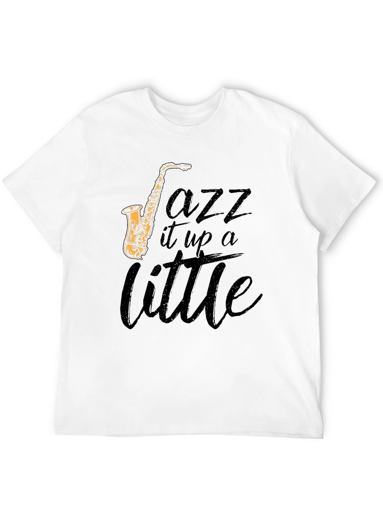 Jazz It Up Tee - Saxophone Graphic T-Shirt