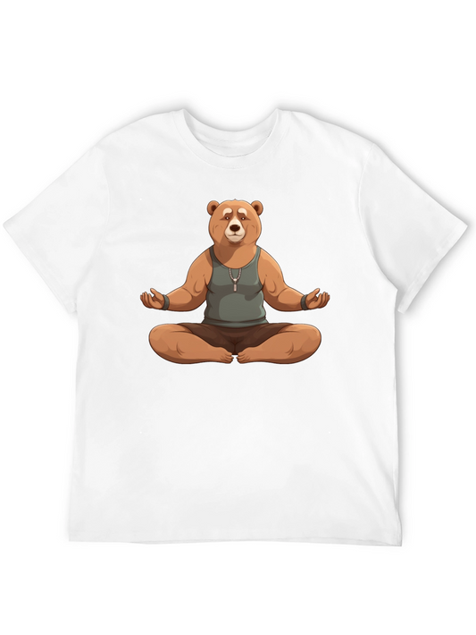 Meditating Bear Graphic Tee