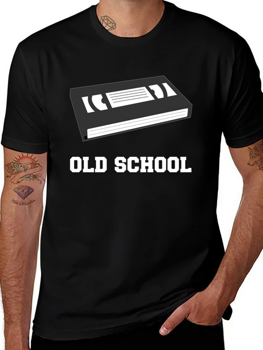 Old School VHS Tape Graphic Tee - Retro Vibe Shirt