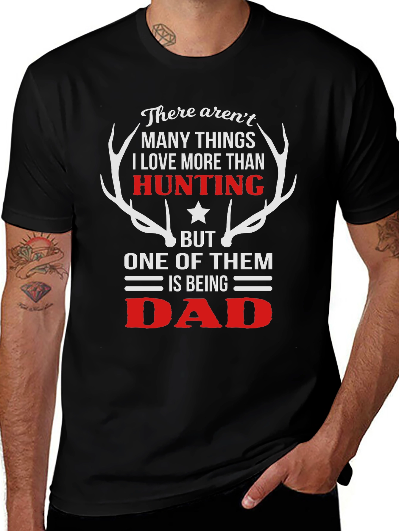 Hunting Dad T-Shirt: Gift for Hunters & Fathers