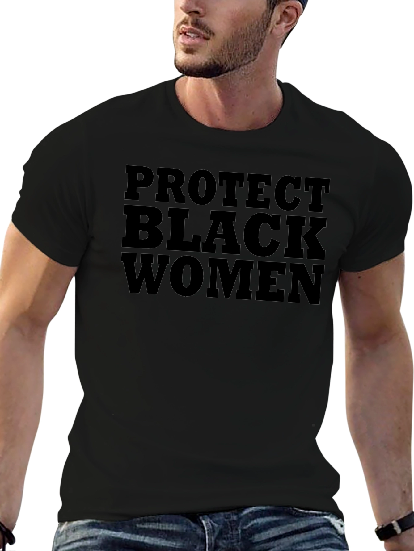Protect Black Women Graphic Tee - Black