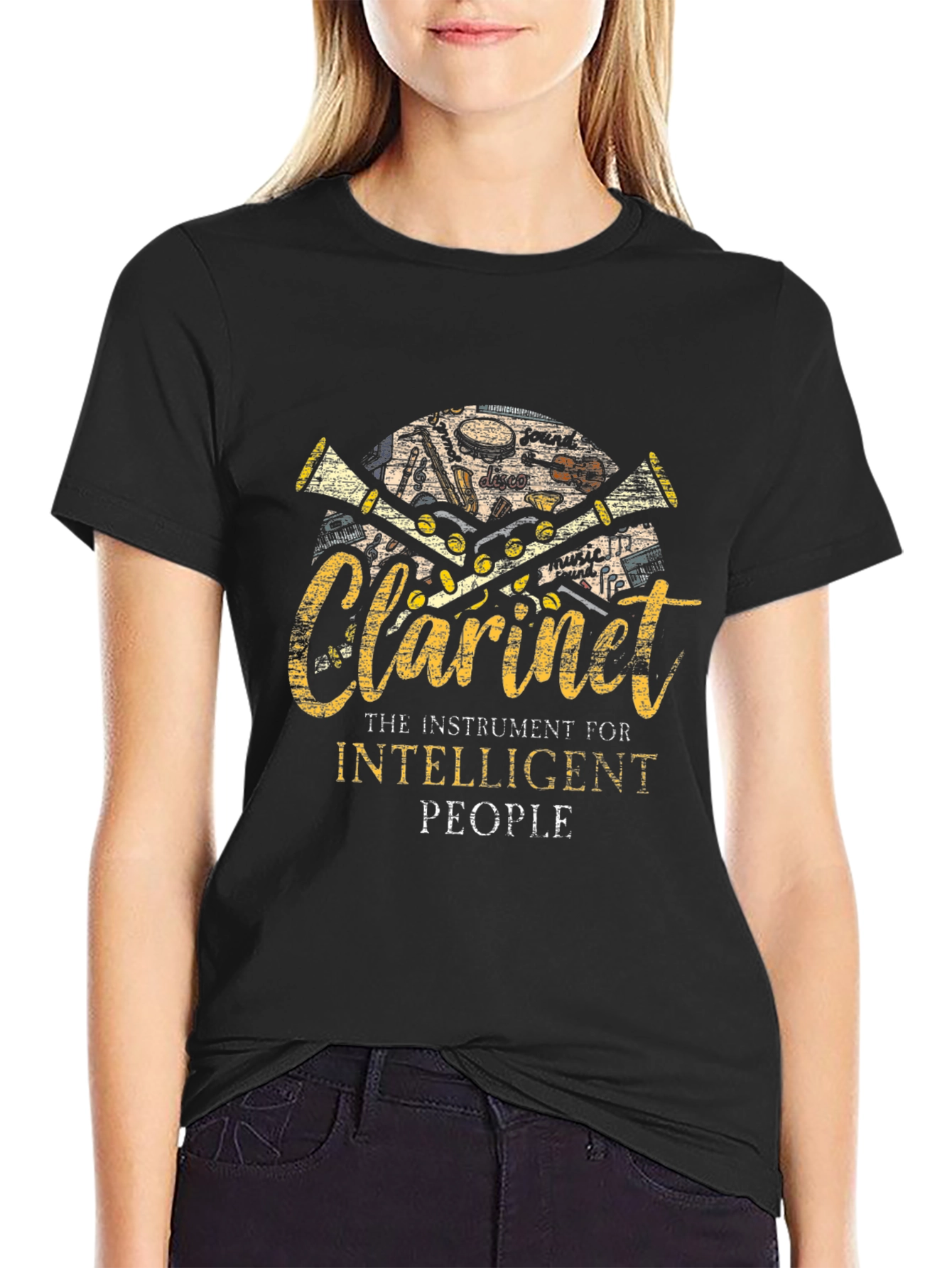 Clarinet Player T-Shirt - Instrument for Intelligent People