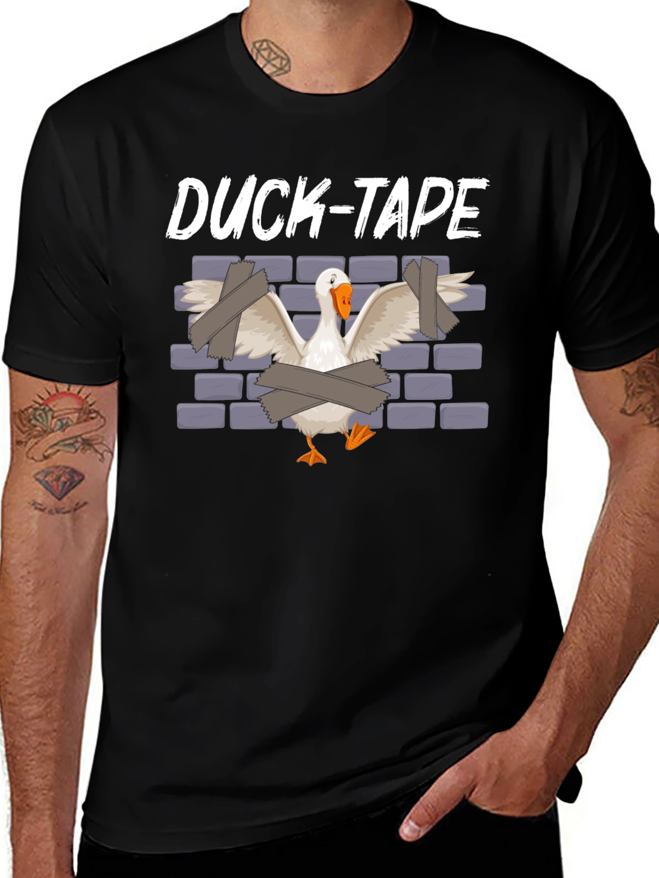 Duck-Tape Graphic T-Shirt