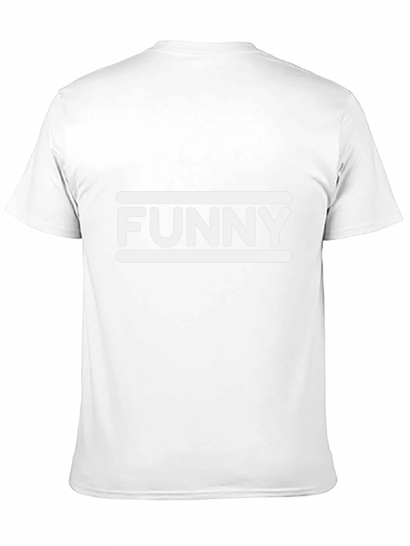 Funny Graphic Tee - Black T-Shirt with White Design
