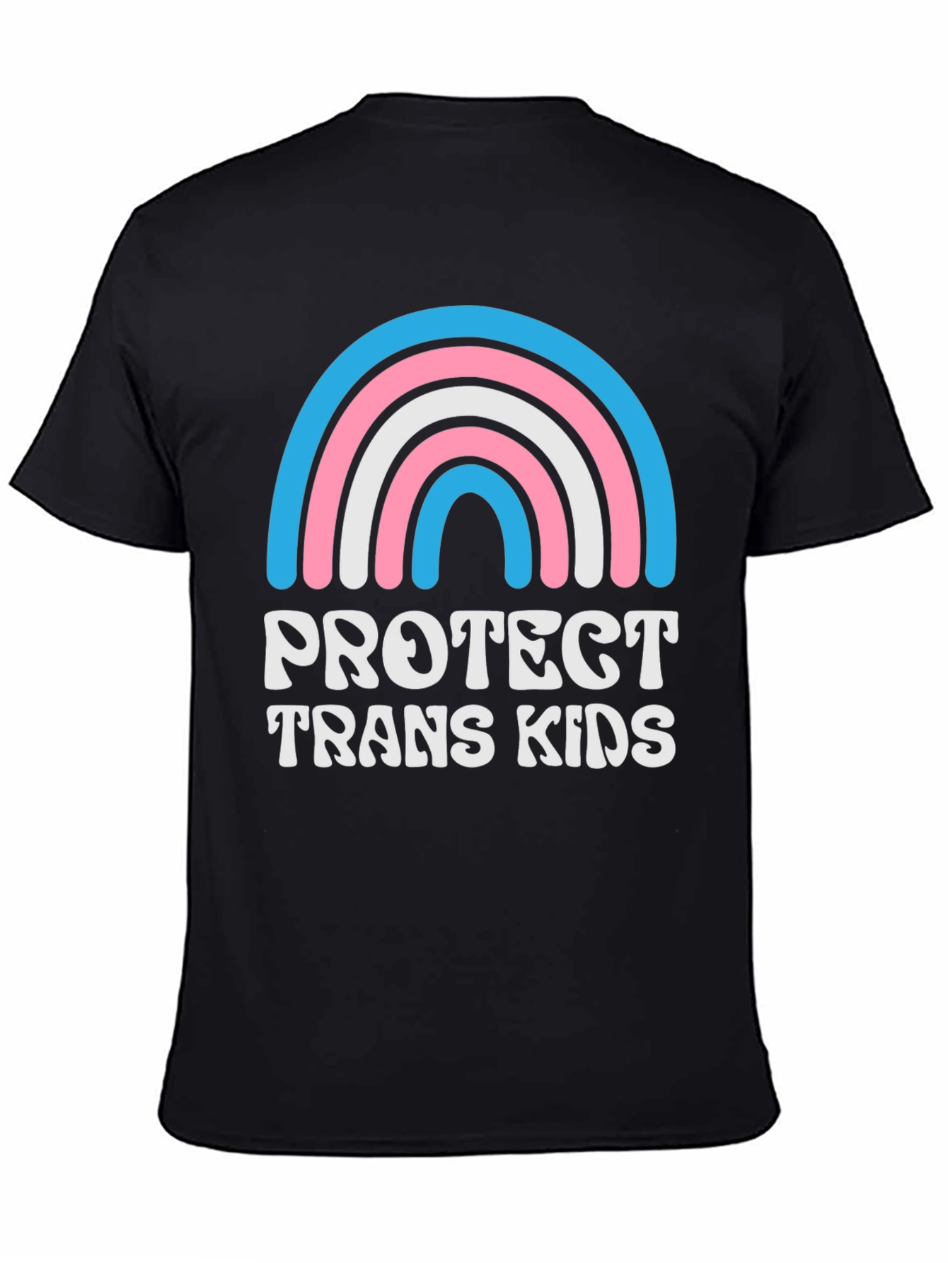 Protect Trans Kids T-Shirt: Equality Rainbow Design