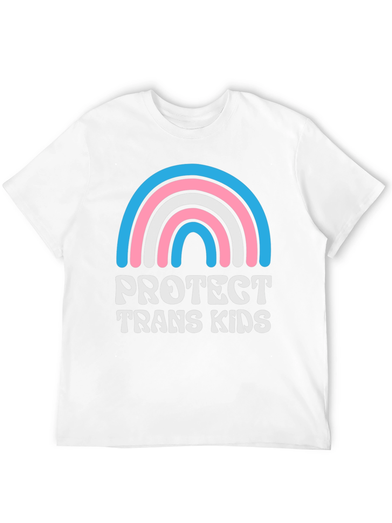 Protect Trans Kids T-Shirt: Equality Rainbow Design