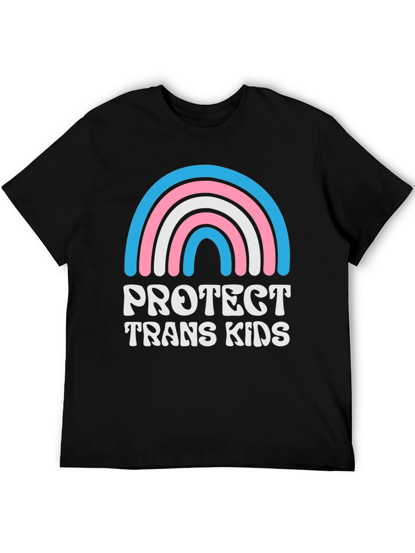 Protect Trans Kids T-Shirt: Equality Rainbow Design