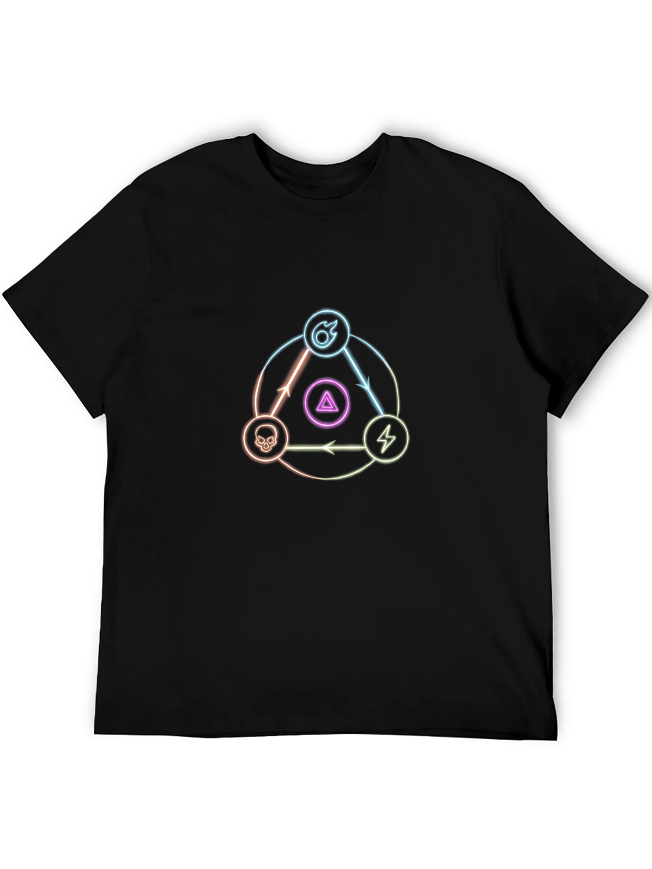 Elemental Cycle Graphic Black T-Shirt