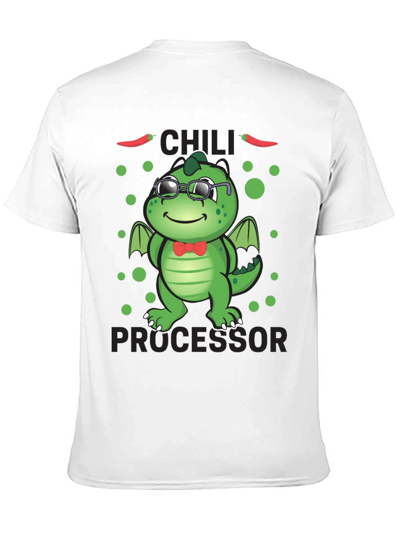Chili Processor T-Shirt - Cute Dragon Design