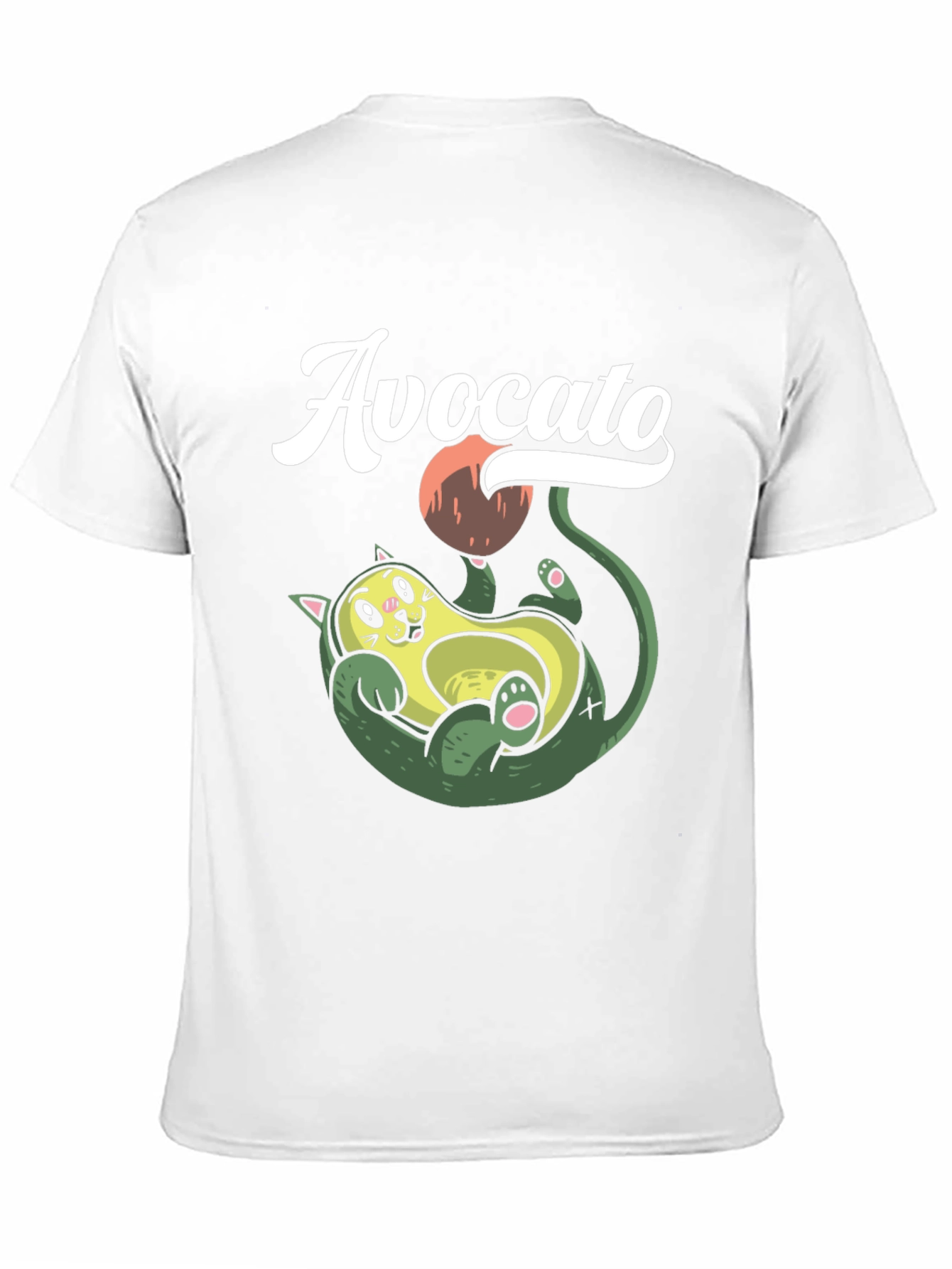 Avocato T-Shirt: Funny Cat Avocado Pun Tee