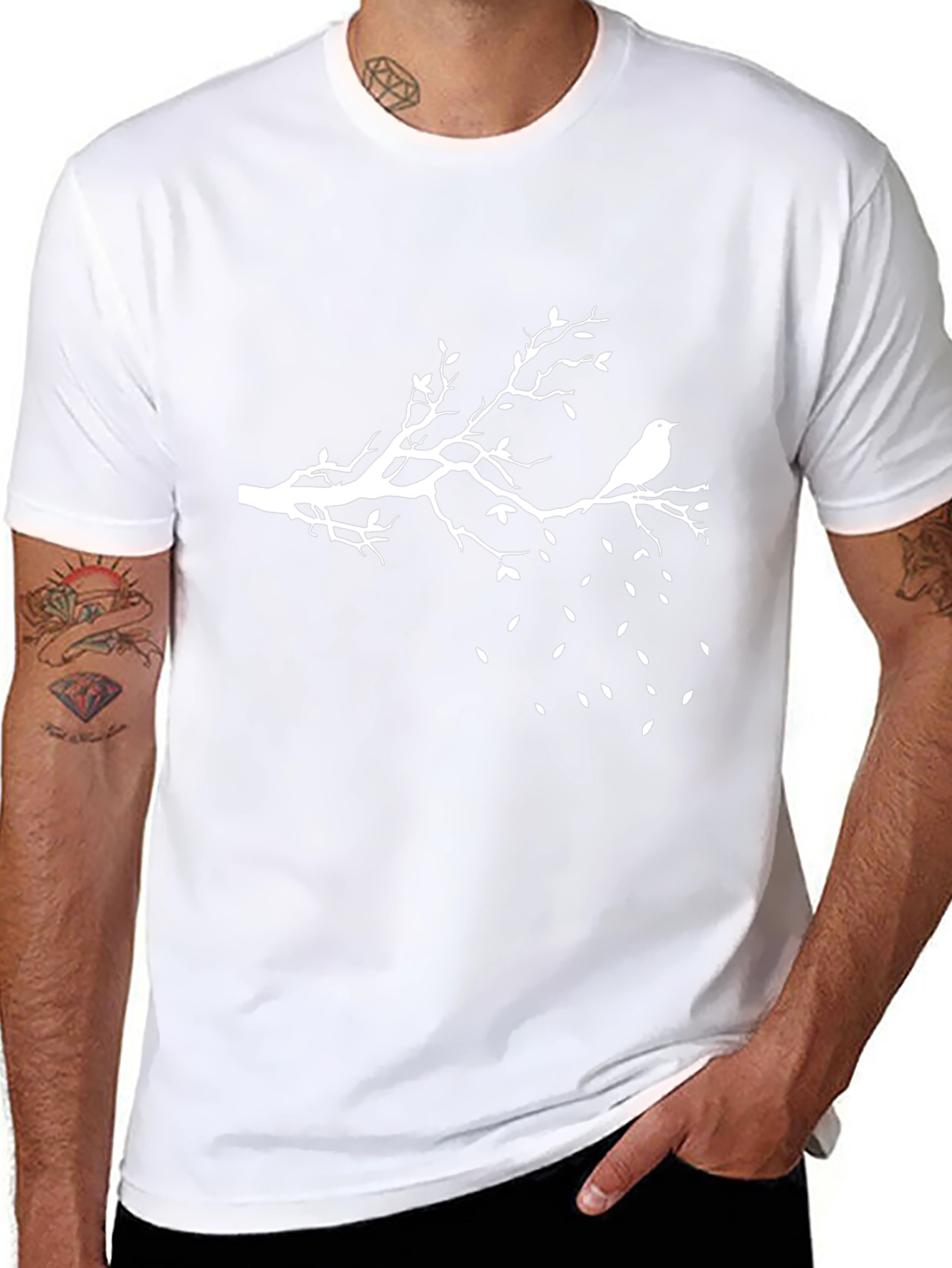 Bird on Branch Graphic Tee