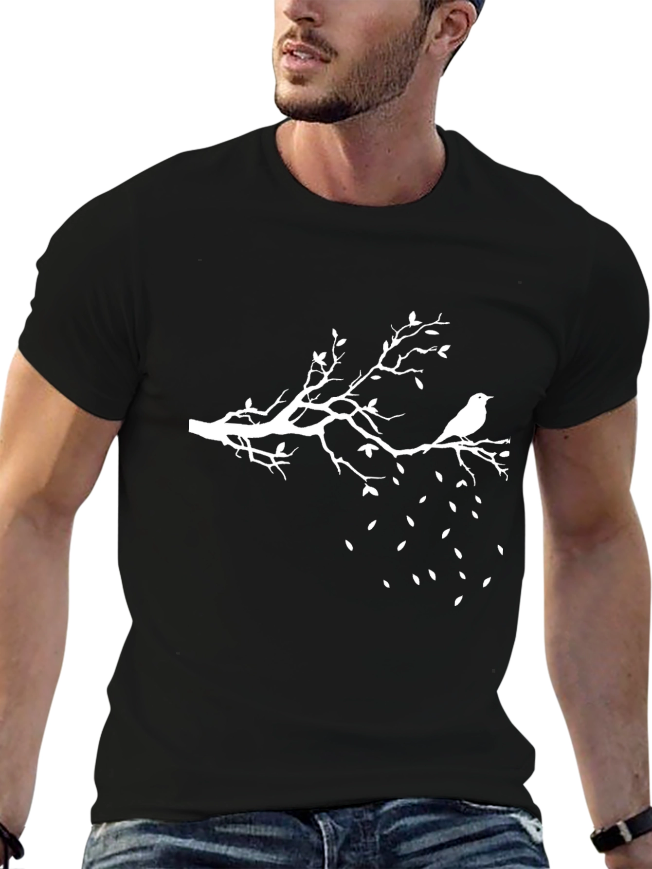 Bird on Branch Graphic Tee