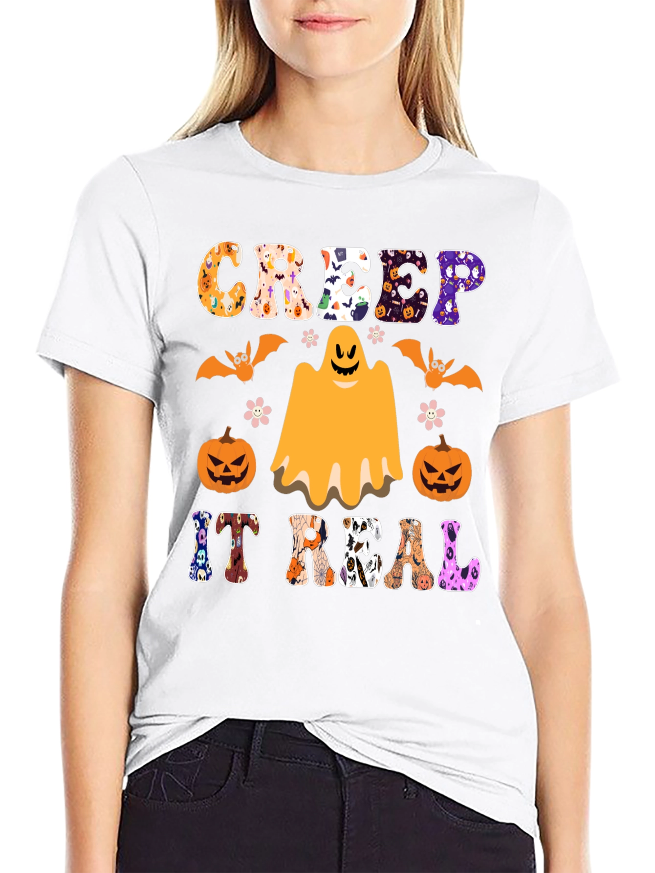 Creep It Real Halloween Graphic Tee