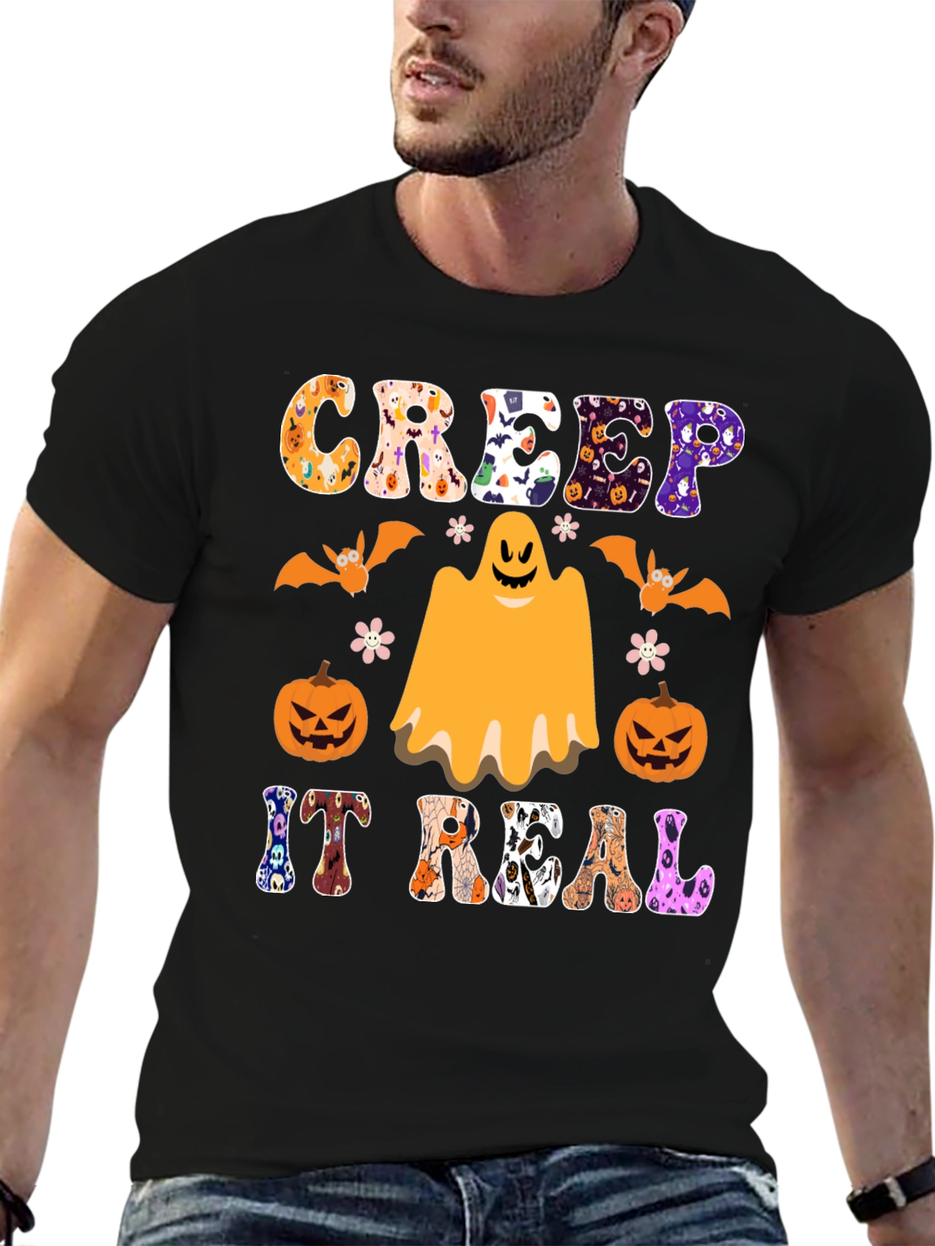 Creep It Real Halloween Graphic Tee