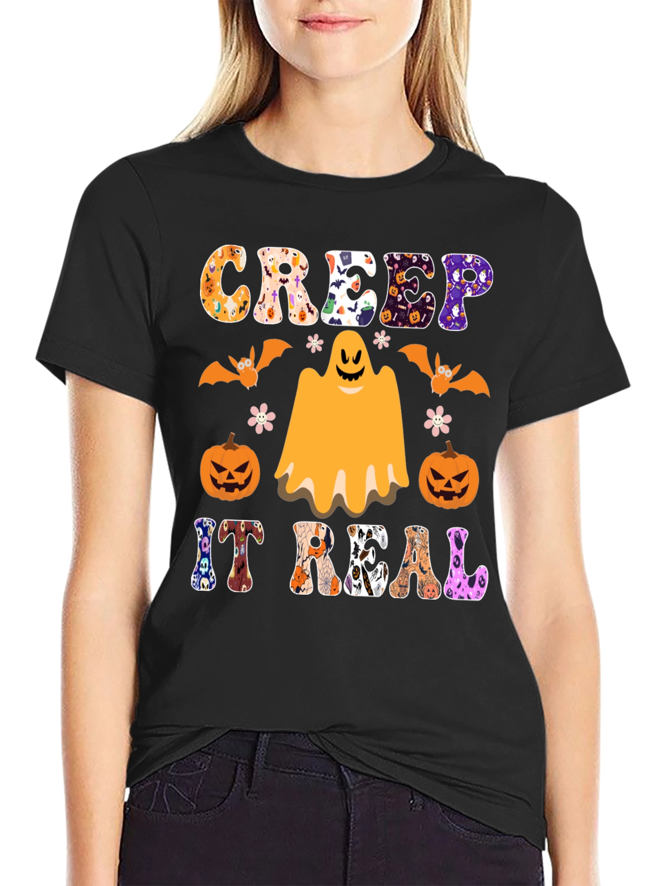 Creep It Real Halloween Graphic Tee