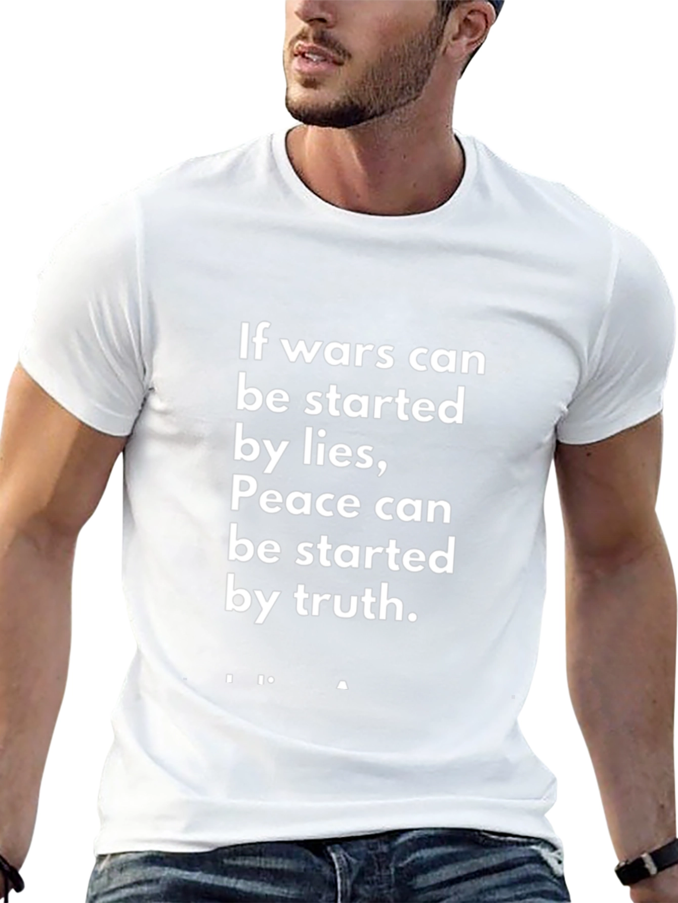 Peace & Truth T-Shirt - Mens Black Graphic Tee
