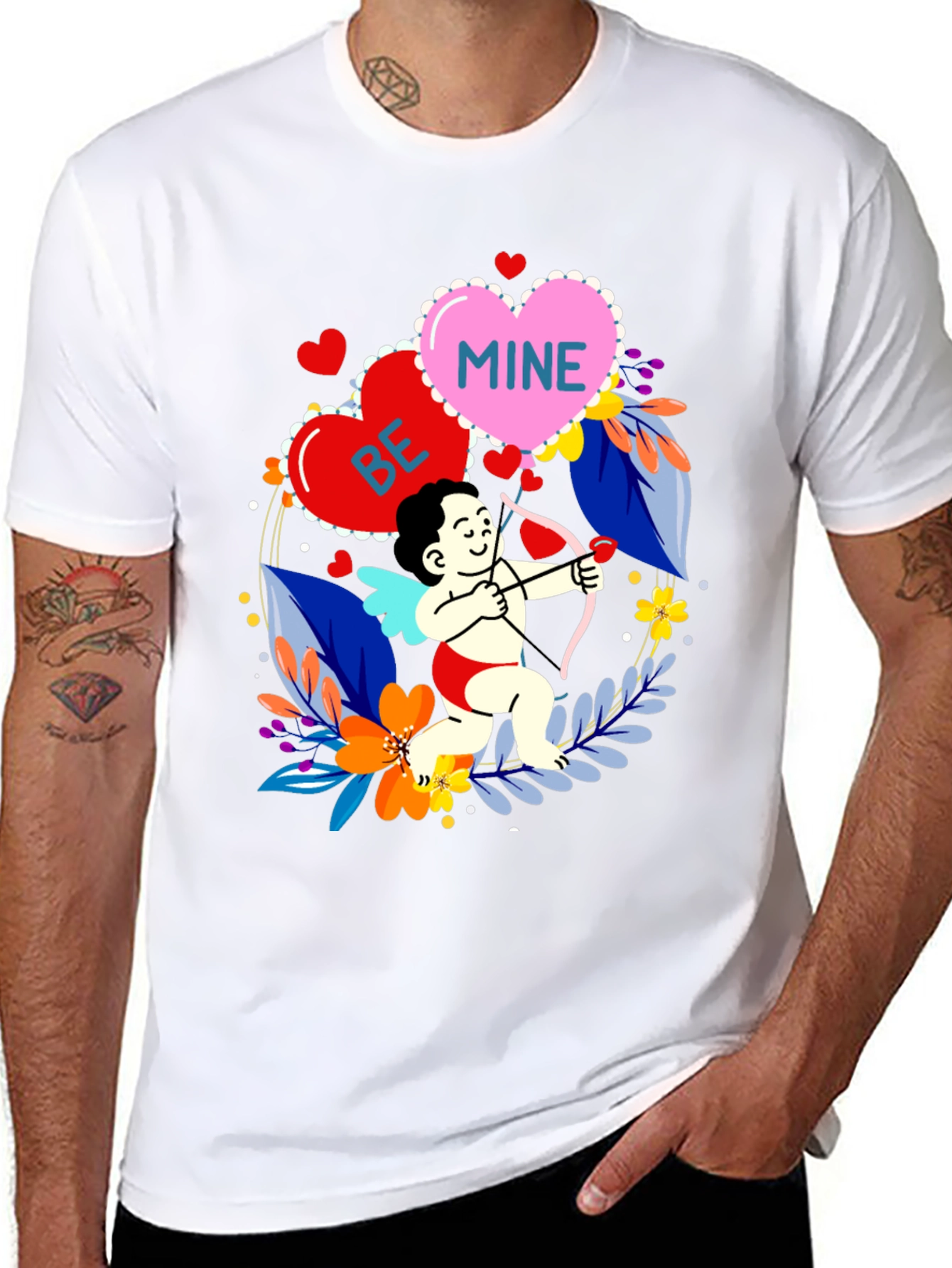 Valentines Day Cupid Graphic Tee