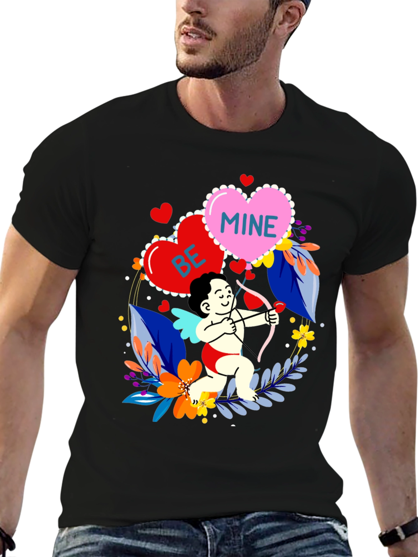 Valentines Day Cupid Graphic Tee