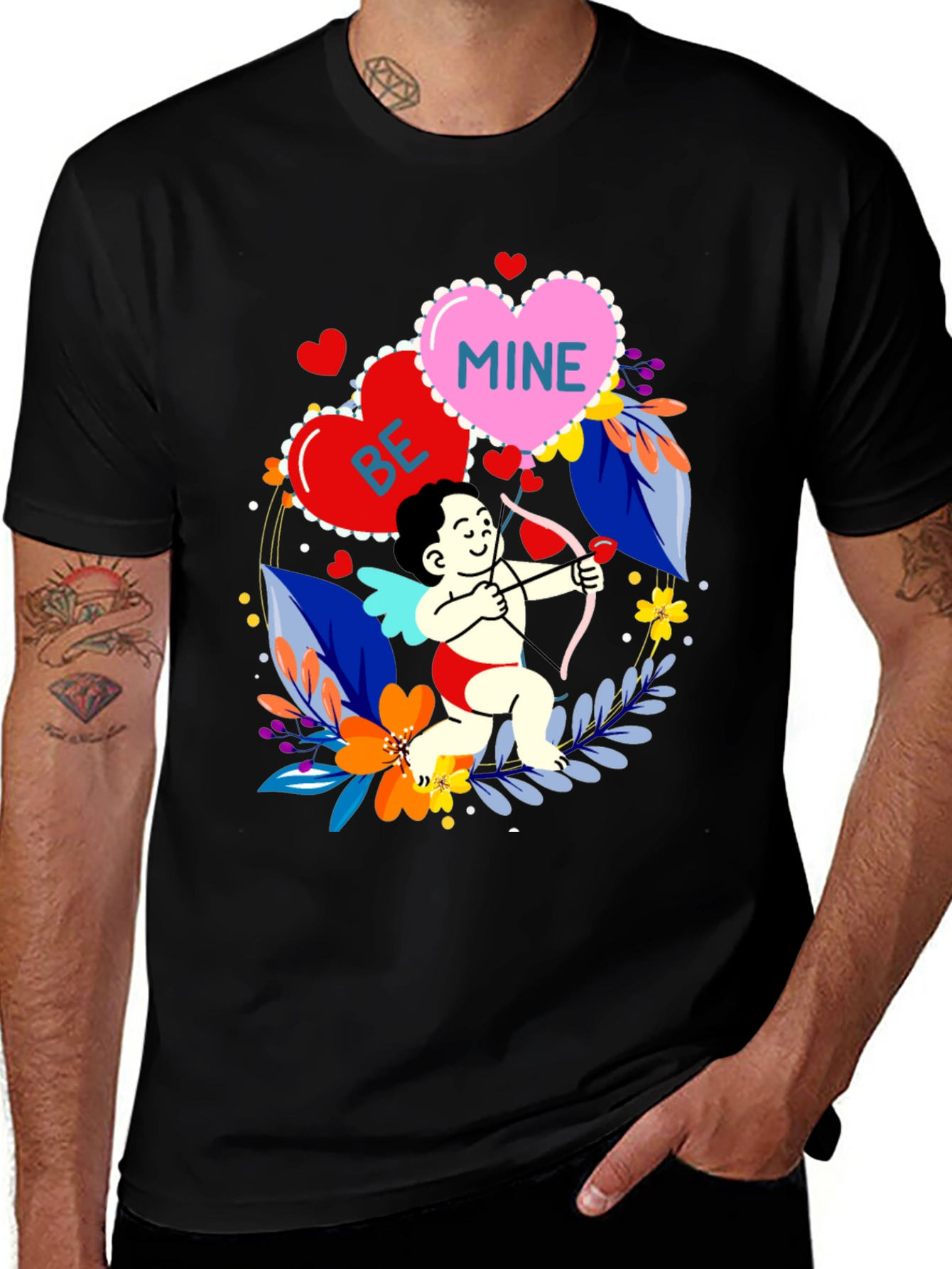Valentines Day Cupid Graphic Tee