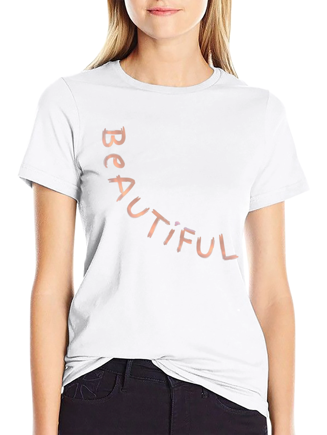 Beautiful Graphic Tee - Soft Cotton Crewneck