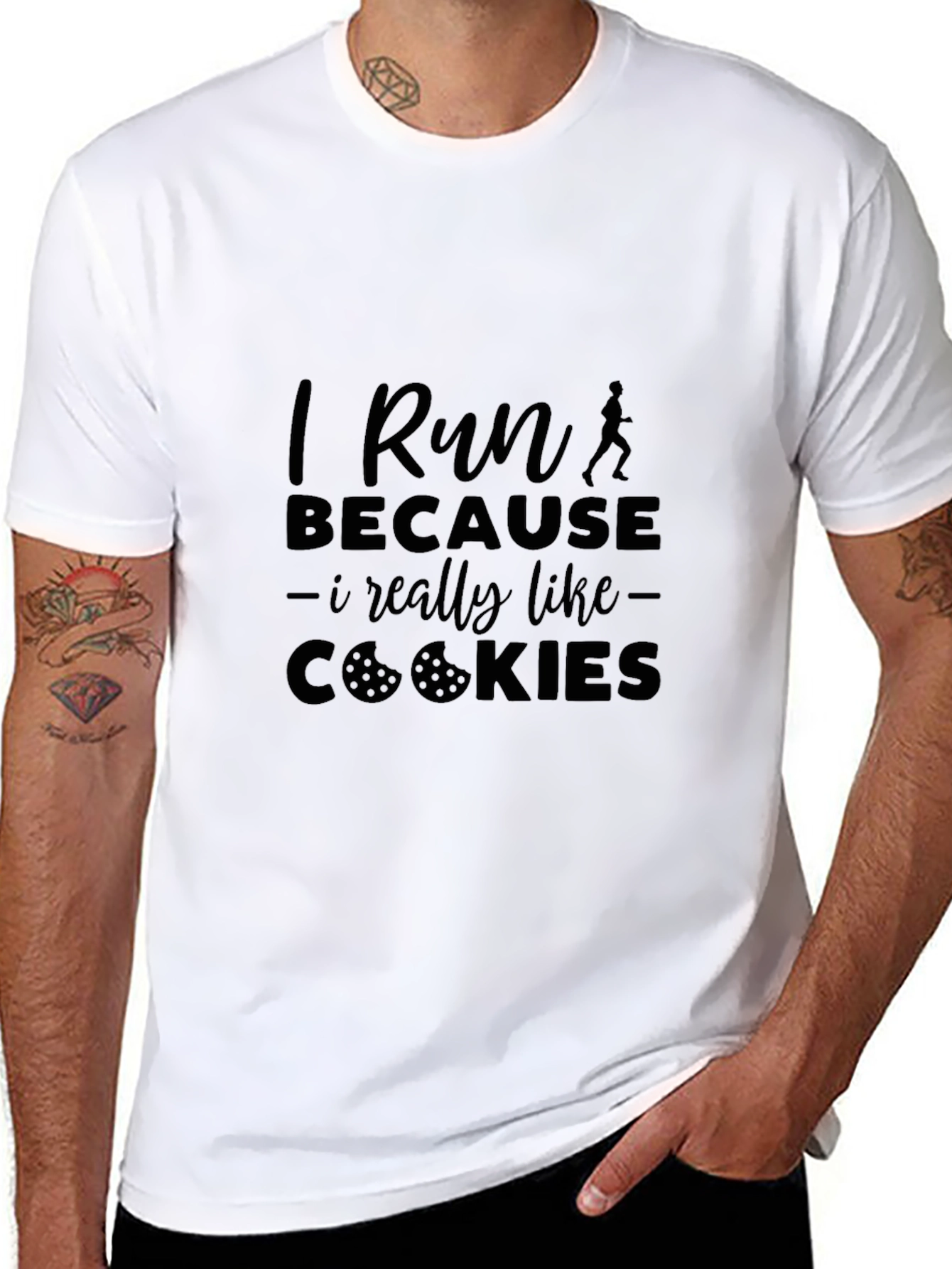I Run Because I Like Cookies T-Shirt